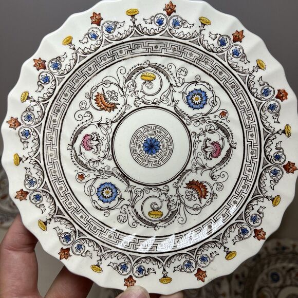 Set Of 8 Vtg Copeland Spode Florence England 6” Bread and Butter Plates - Picture 2 of 6